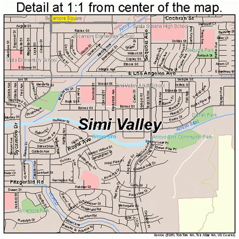 simi valley hotels map.
